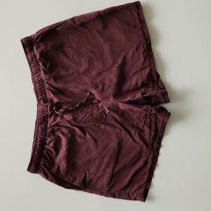 Gap Burgundy Drawstring Shorts